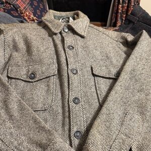 Men's Gray Wool Jacket